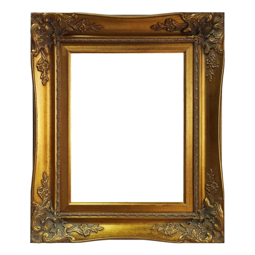 Cadre Photo En Bois Style Baroque Pour Photos A4 21X29.7 Cm Cadre Beige En Verre Pour De Beaux
