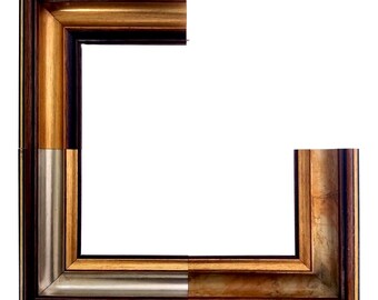 Holzrahmen mit Walnuss-Finish und silberner, goldener oder marmorner Nut, vollständig von Kunsthandwerkern handgefertigt, raffinierter Stil, Made in Italy