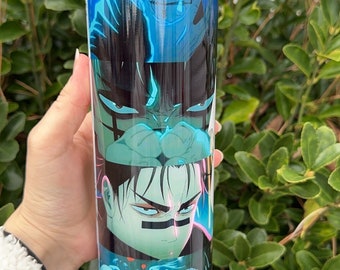 Anime Inspired Tumbler | Sublimation Anime Tumbler |  20 oz Skinny Tumbler | Manga Inspired Tumbler  | Sorcerer | Choso