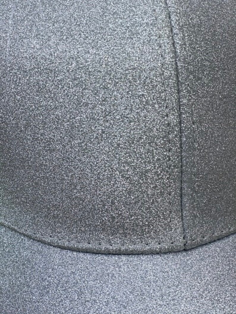 Messy Bun HatSilver Glitter HatTrucker HatPonytail Hat