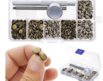 Set Per Cucire La Pelle, Aghi Curvi Per Tappezzeria Con Punteruolo Filo E Ditale