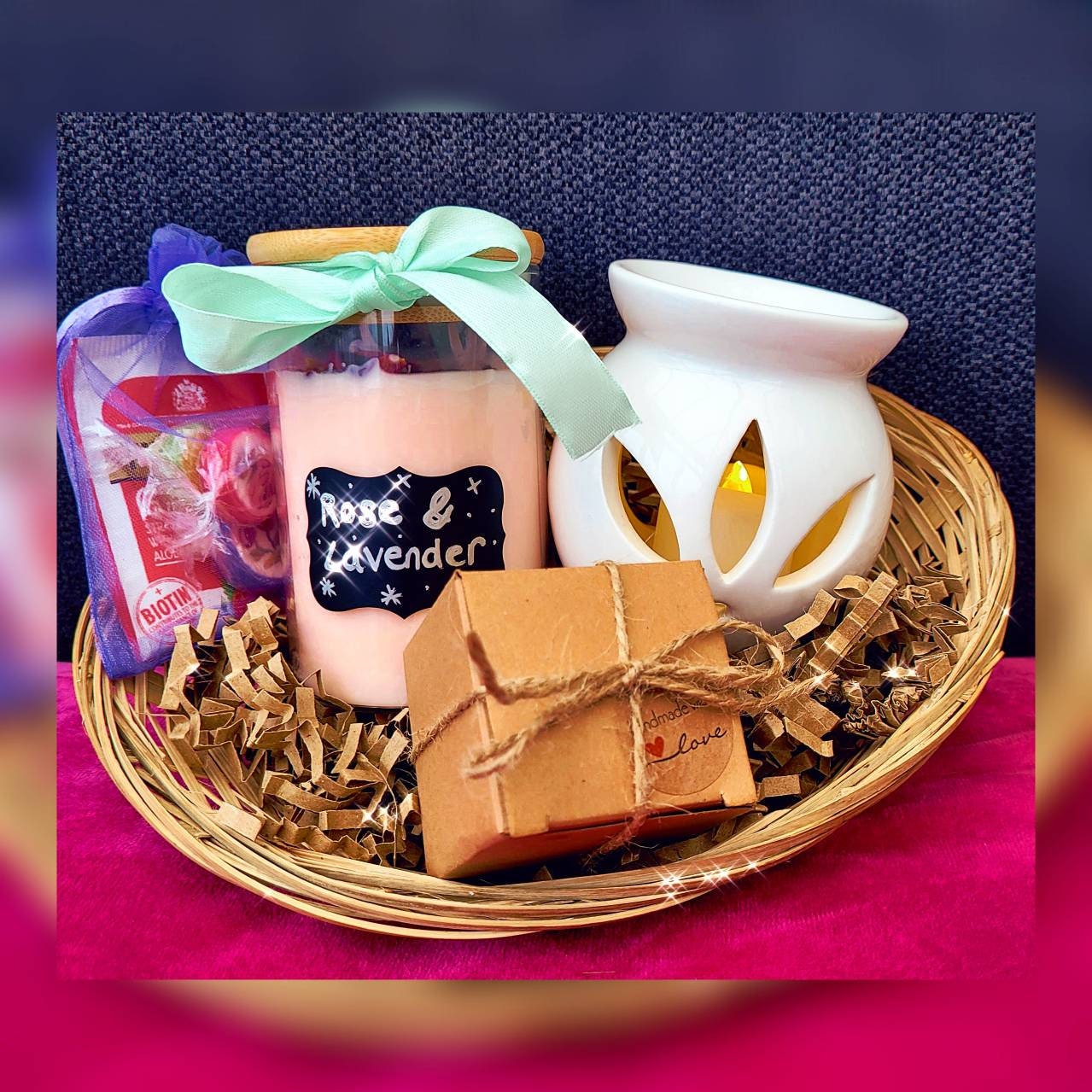 Scented Gift Hamper Basket Etsy