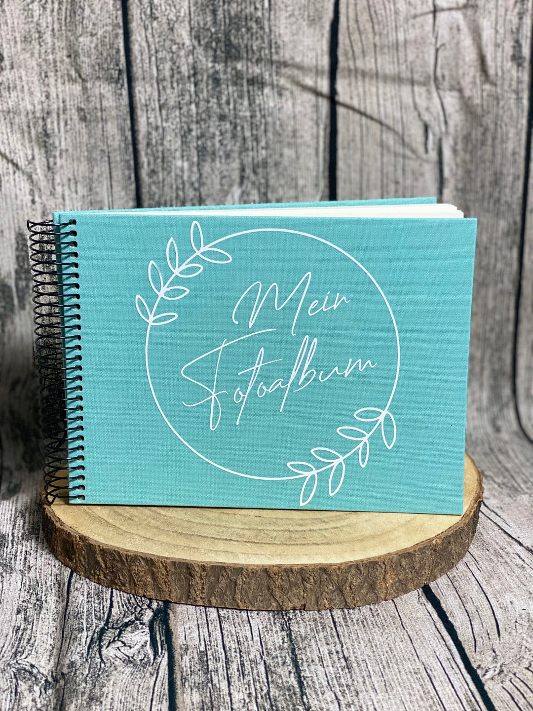 Personalized Linen Photo Album Etsy