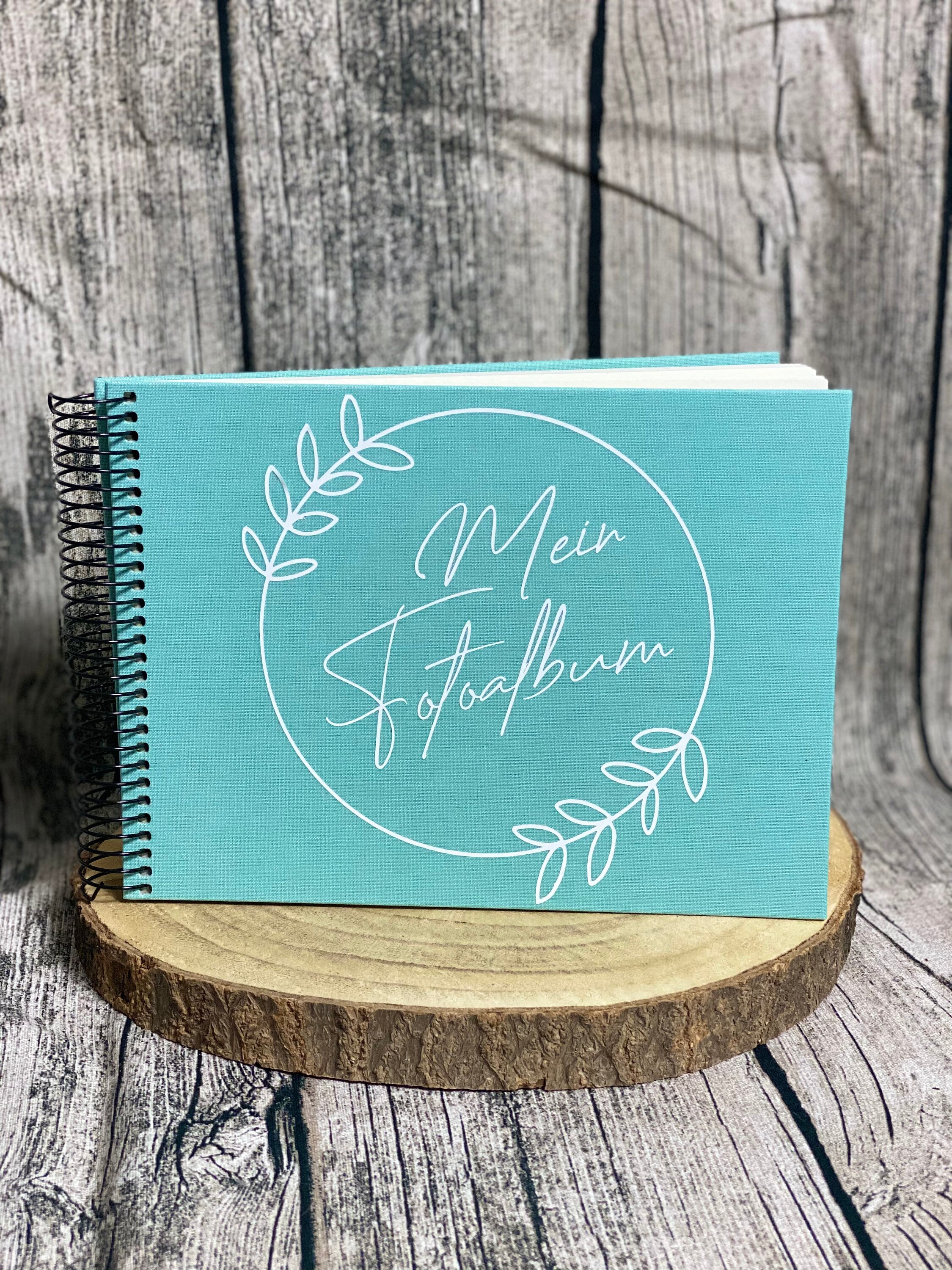 Personalized Linen Photo Album Etsy