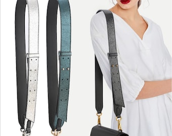 MK adjustable bee leather crossbody bag strap stars adjust shoulder bag strap lights leather bag strap