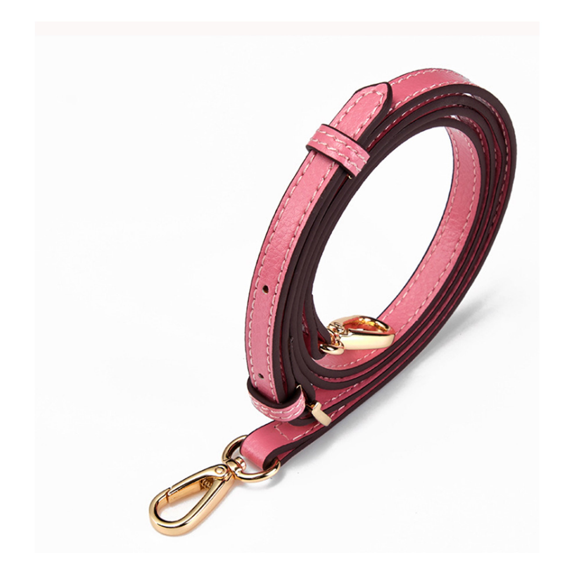 Pink Leather Adjustable Bag Strap Crossbody Bag Strap Shoulder Etsy UK