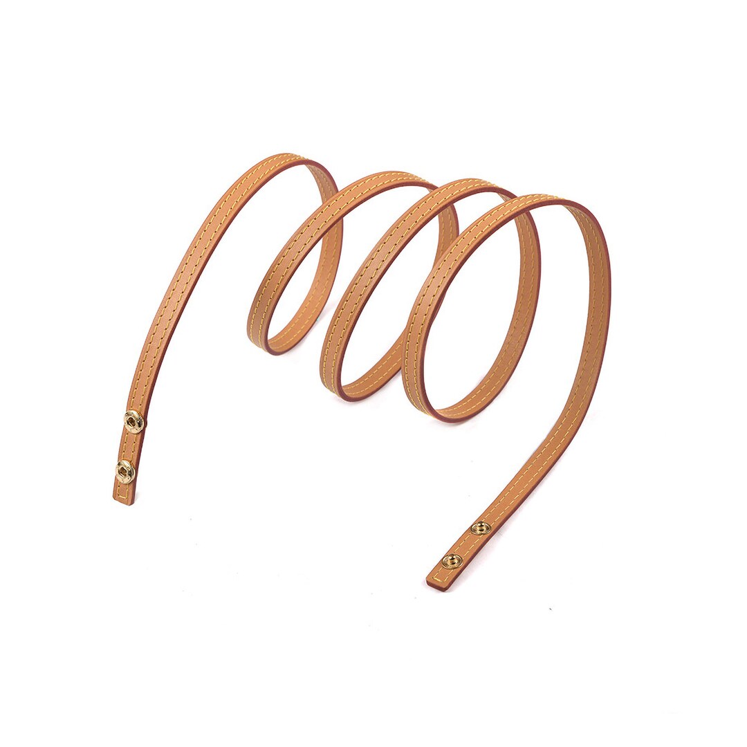 Vegetable Tanned Honey Wax Bag Strap Pochette NM Mini Shoulder Strap