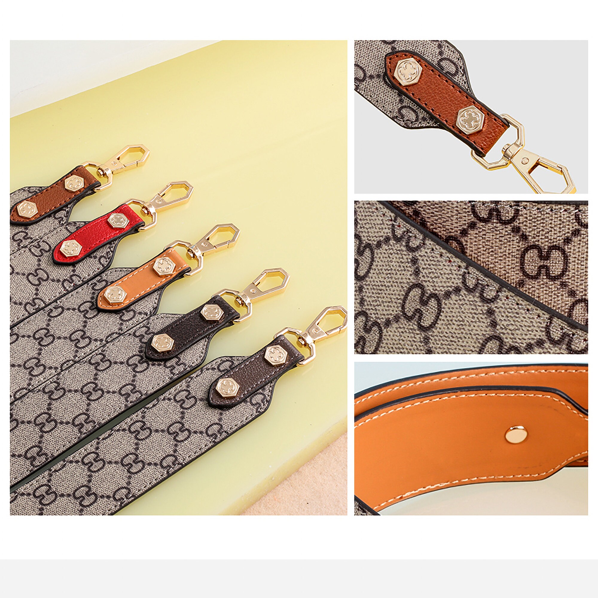 Monogram Canvas bag strap cross body bag strap shoulder strap Etsy