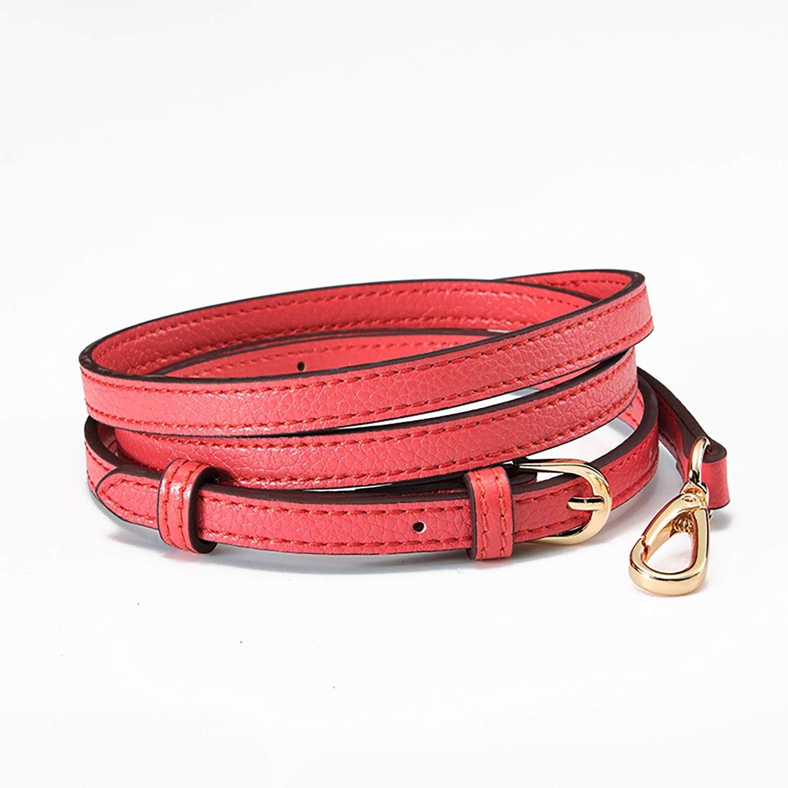 Red Leather Adjustable Bag Strap Crossbody Bag Strap Shoulder Etsy