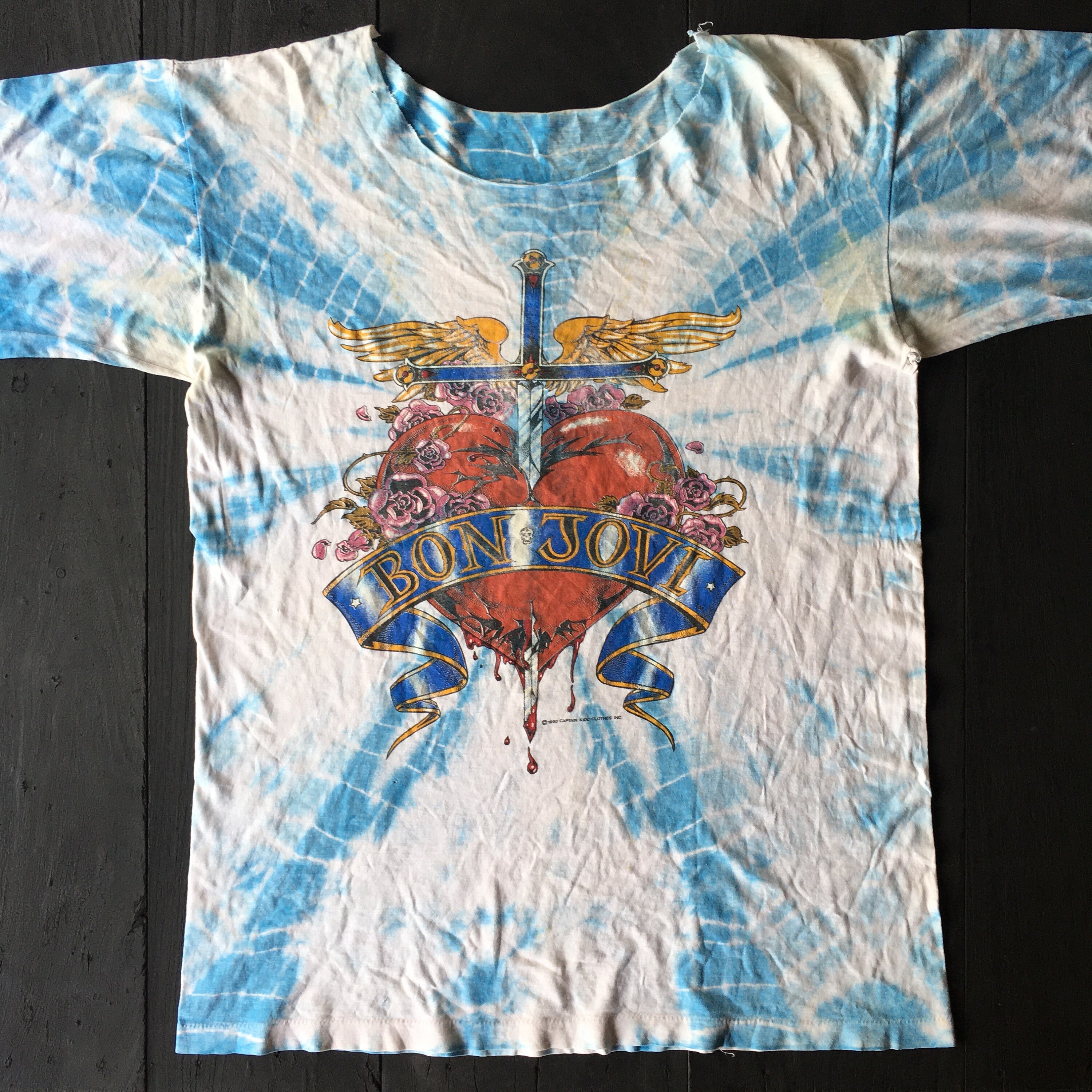 bon jovi tie dye shirt
