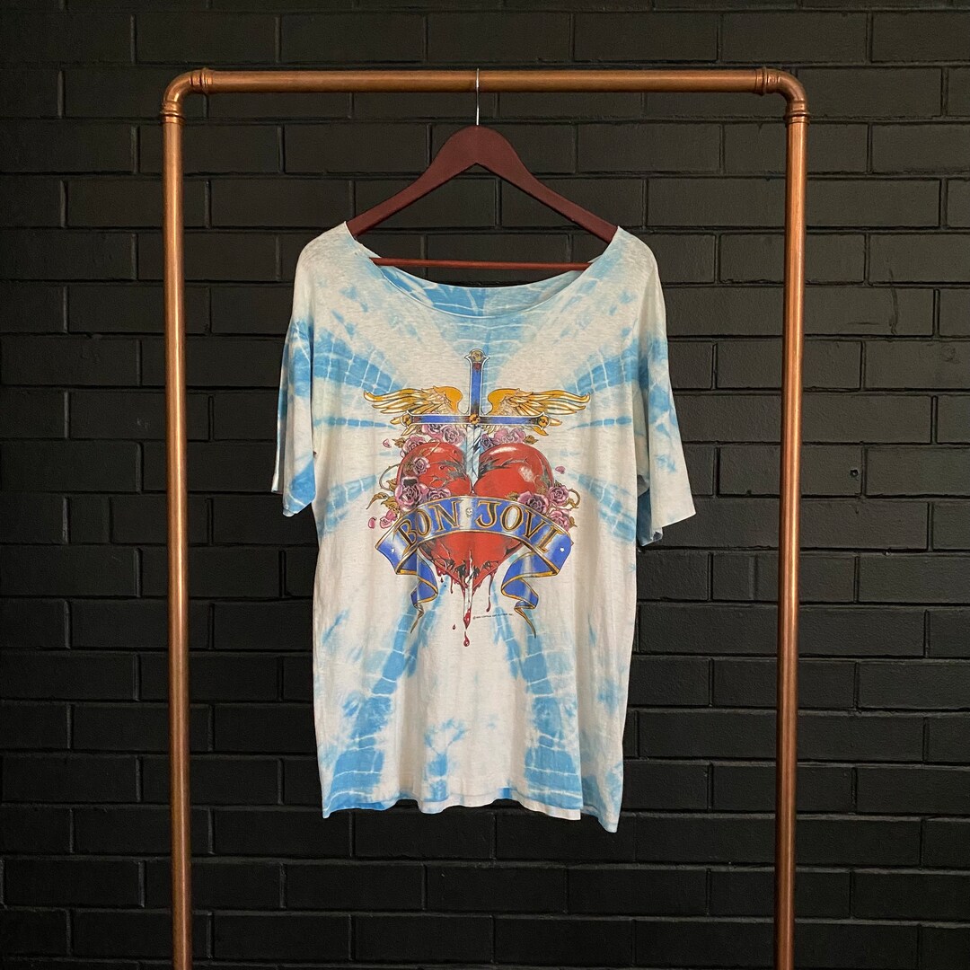bon jovi tie dye shirt