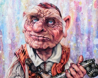 It's Hoggle! print