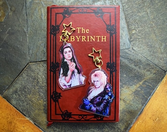 Labyrinth Glitter Keychains