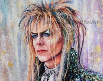 Jareth in Glitter, print