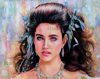 Sarah in Glitter, print