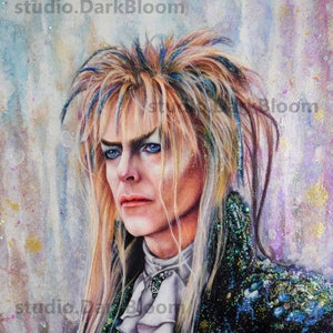 Jareth in Glitter, print