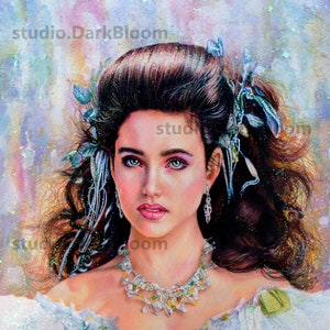 Sarah in Glitter, print