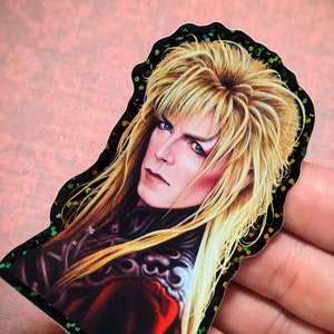 Labyrinth Jareth Glitter Sticker