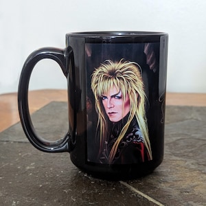 Labyrinth Jareth Mug: 15 oz Black