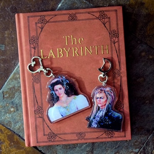 Labyrinth Glitter Keychains 2