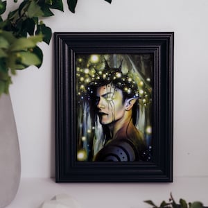 Oberon Faerie King Art Print: Signed Giclee Reproduction