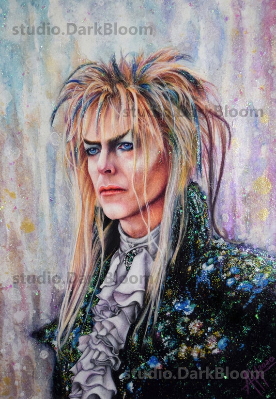 Jareth in Glitter, print