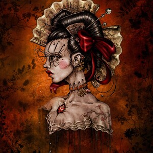 Geisha, print