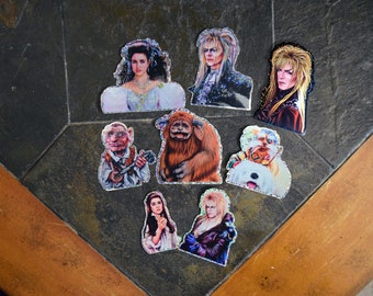 Labyrinth Glitter Stickers