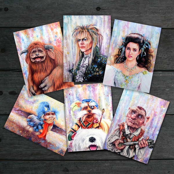 Labyrinth Glitter Print Bundle