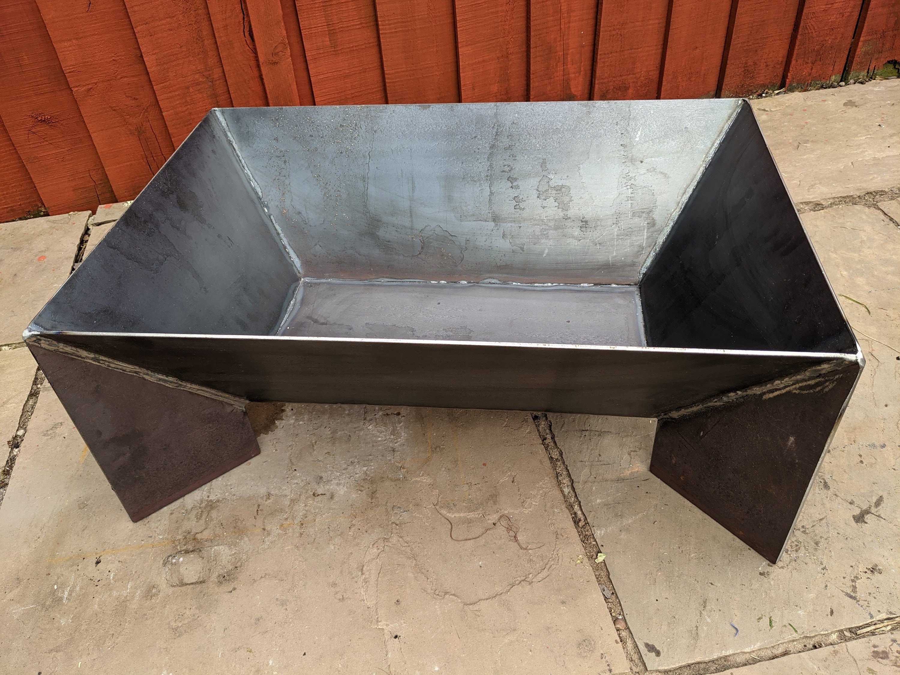fire pit with solid top