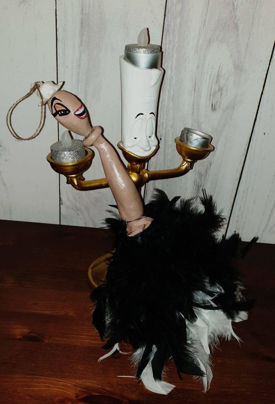 Beauty and the beastFeather duster Fifi/Plumette replica/prop Etsy