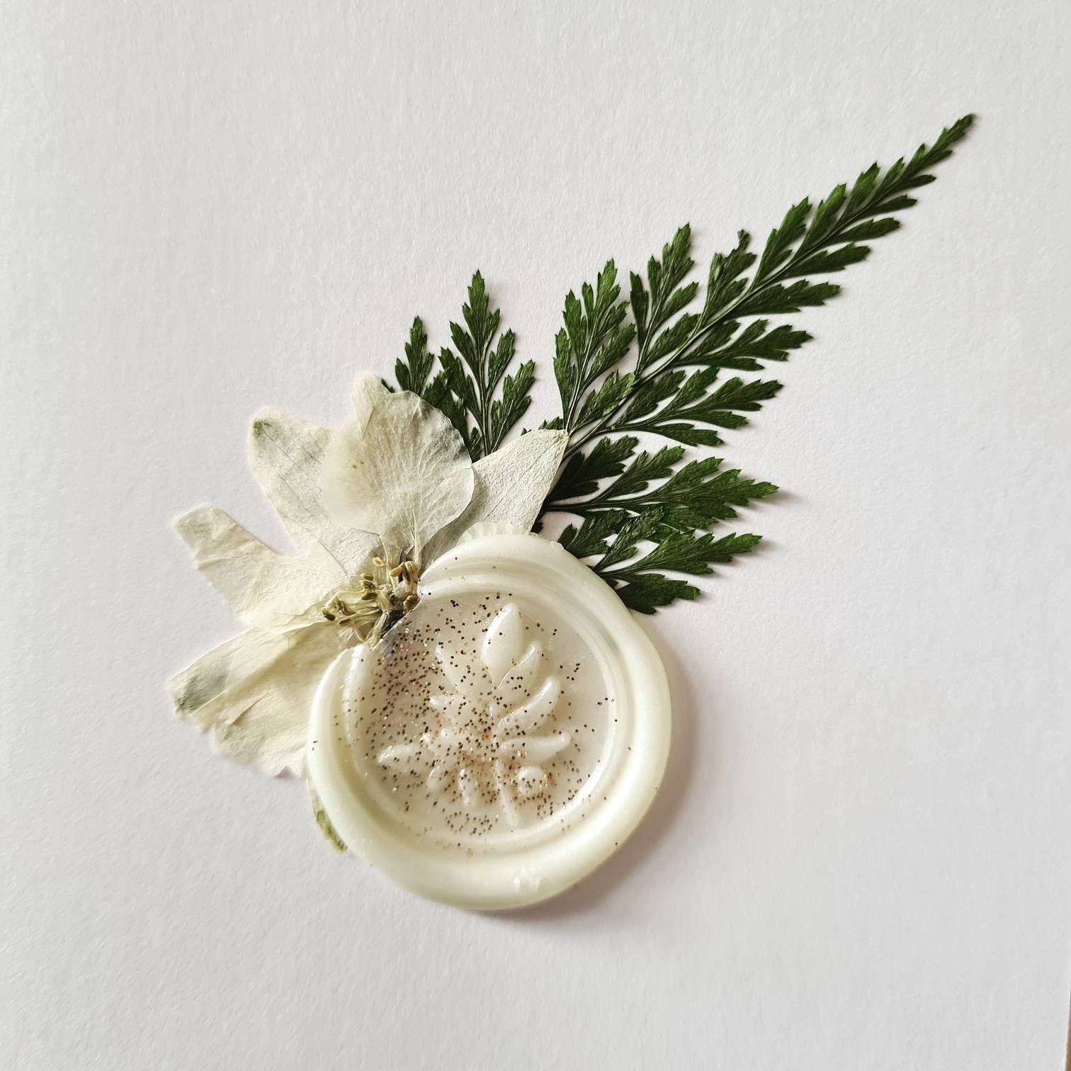 Dried Flowers & Wax Seal Cards Made to Order Etsy UK