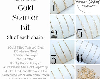Permanent Jewelry Starter Kit - Strike Gold