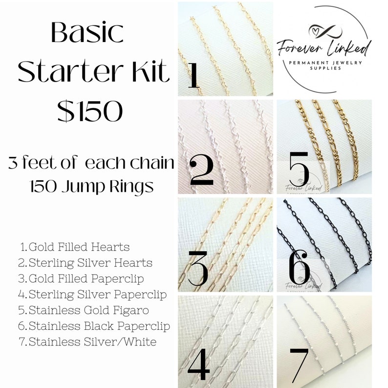 Permanent Jewelry Starter Kit Basic Etsy