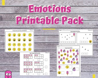 Emotions Printable Curriculum Pack