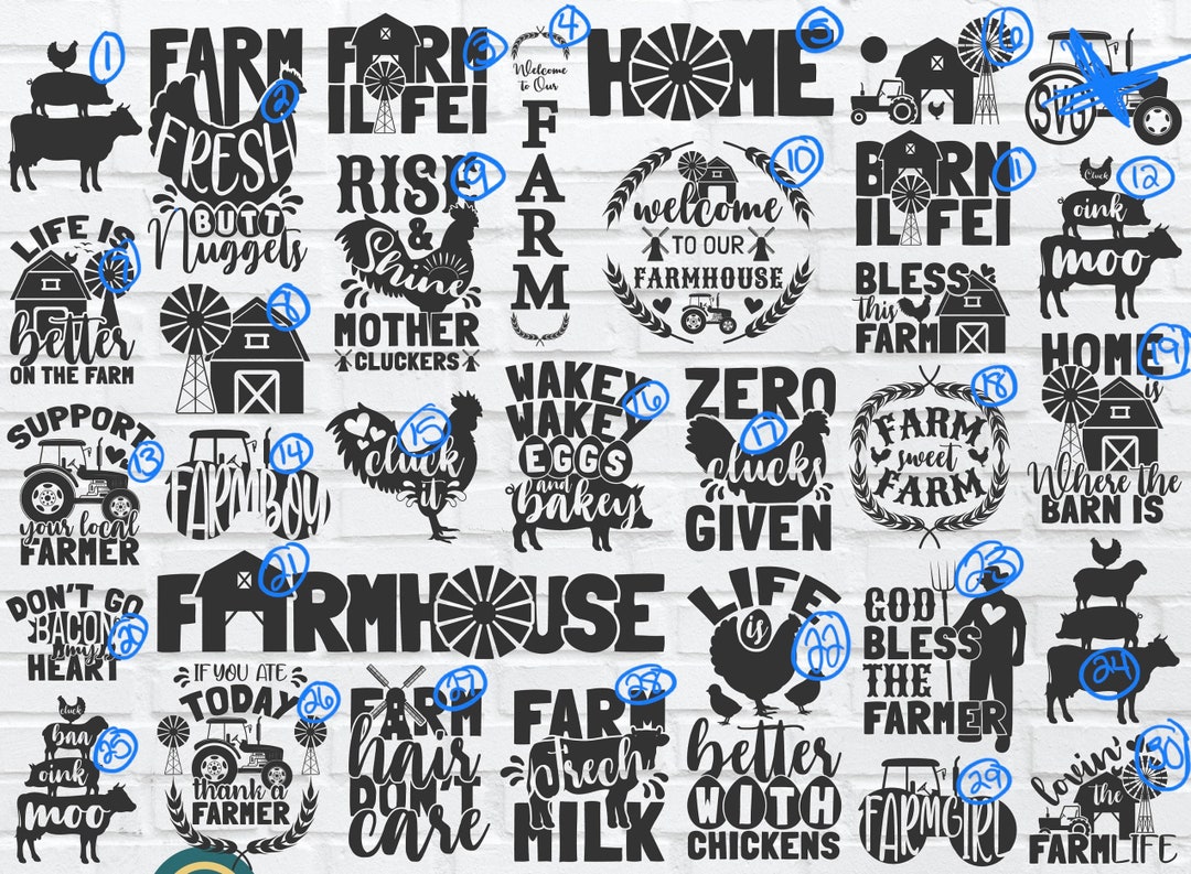 Farm Decal Sticker - Etsy