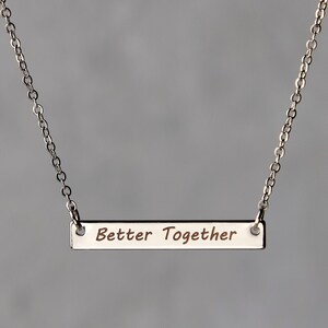 Personalized Necklace For Love - Women Personalized Jewelry Custom Engraved Personalized Gift Dainty Necklace For Girl Her Everyday Jewelry