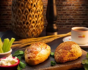 Gulluoglu Poğaça (Turkish special breakfast bread - each 0.20 lb - 90 gr)
