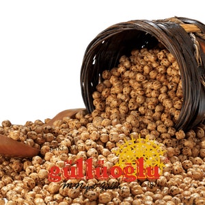 Gulluoglu Roasted Yellow Chickpeas, 8.8 oz - 250gr (Pack of 1), daily fresh shipment from Gulluoglu Shop at the Spice Bazaar in Istanbul