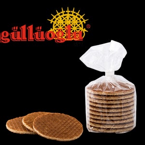 Gulluoglu Premium Dutch Delight Stroopwafel, 13.7oz - 390gr (Pack of 1), Daily Fresh Shipment from Gulluoglu Shop in Amsterdam