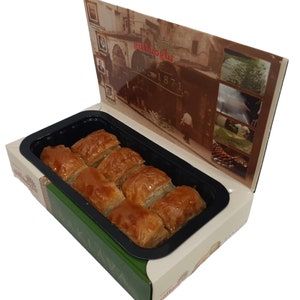 Baklava turc aux pistaches Gulluoglu, 7 pièces 0,55 lb 250 g paquet de 1, expédition de produits frais du jour d'Istanbul/Turquie image 2