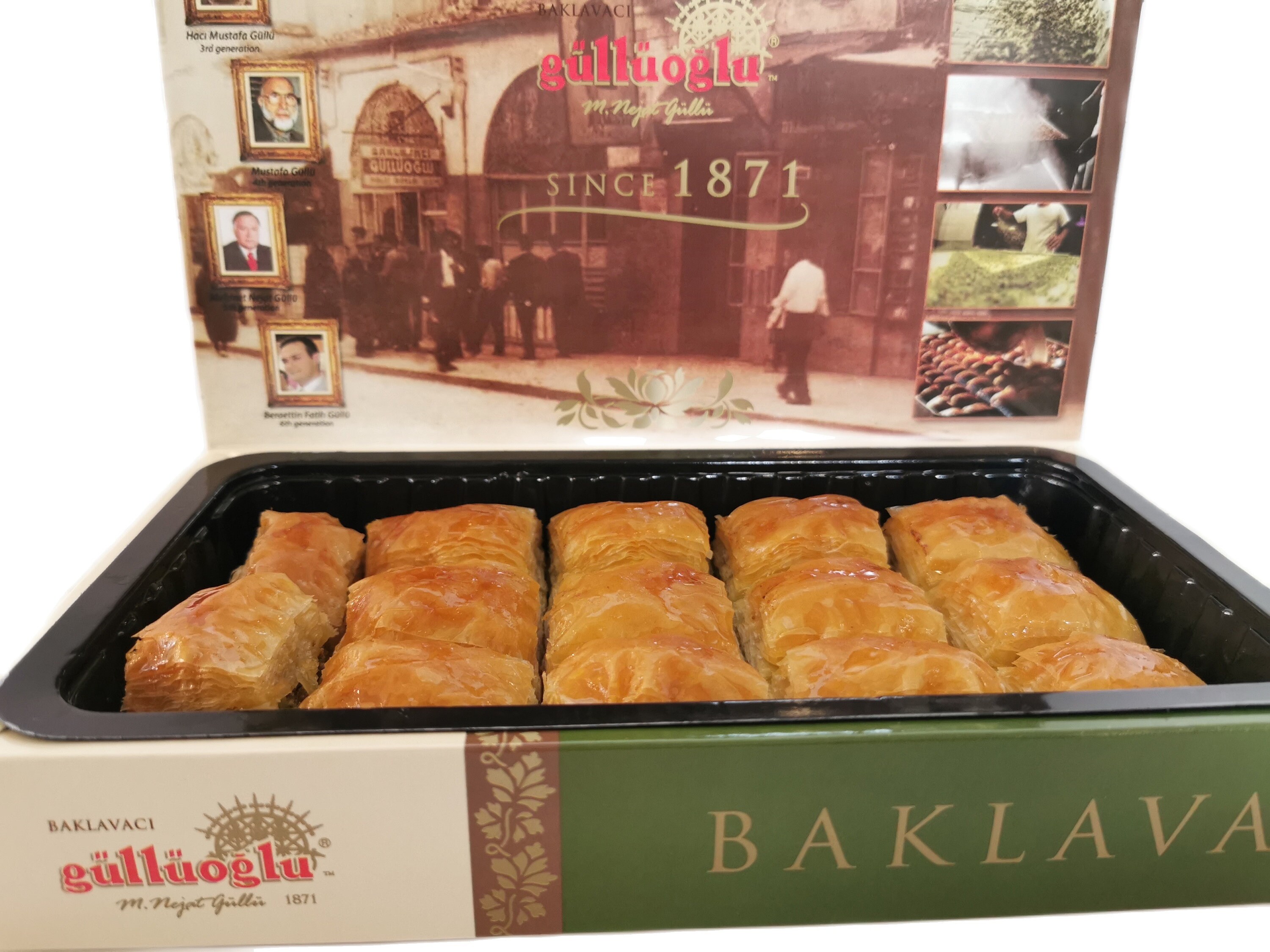 Gulluoglu Pistachio Baklava 14 pieces 500 gr 1.1 lb 1 Etsy