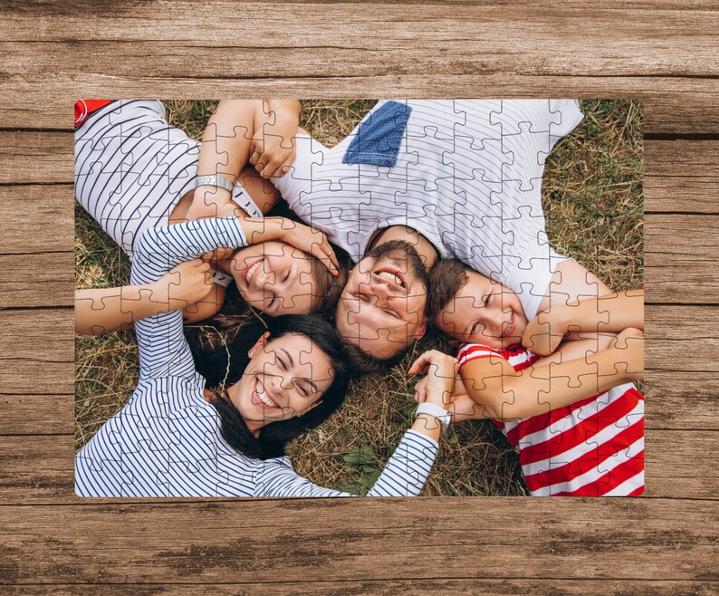 Personalised ANY PHOTO/MESSAGE A4 JIGSAW Puzzle Birthday Christmas Gift Present 