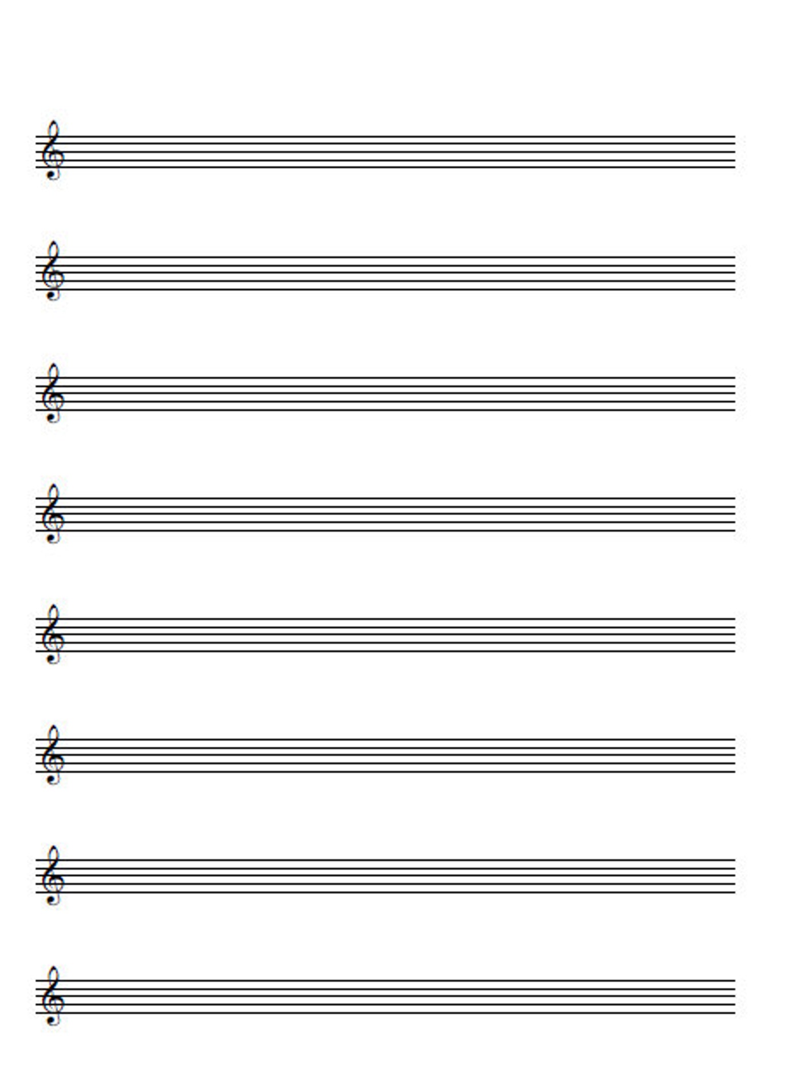 A4 Music Blank Sheet Treble Clef 8 And 12 Staves Printable Etsy A4 Music Blank Sheet Treble Clef 8 And 12 Staves Printable Etsy