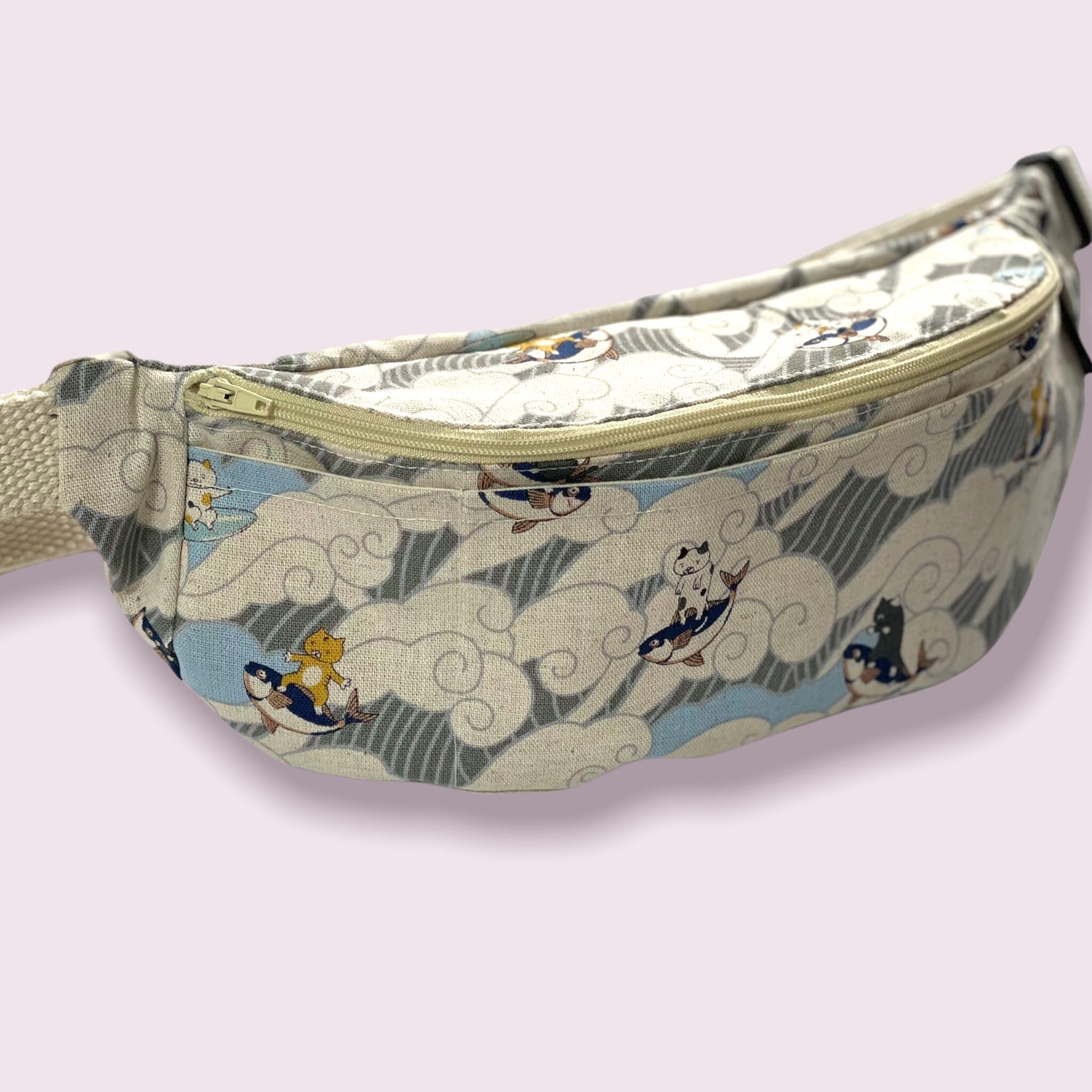 Waist Bag Fanny Pack Teddy Bear, 3D Cartoon Animal Kawaii Cute Carry Pouch  Chest Wallet Pocket Japanese Style Purse Shoulder Bag, Girl Boy Teenager