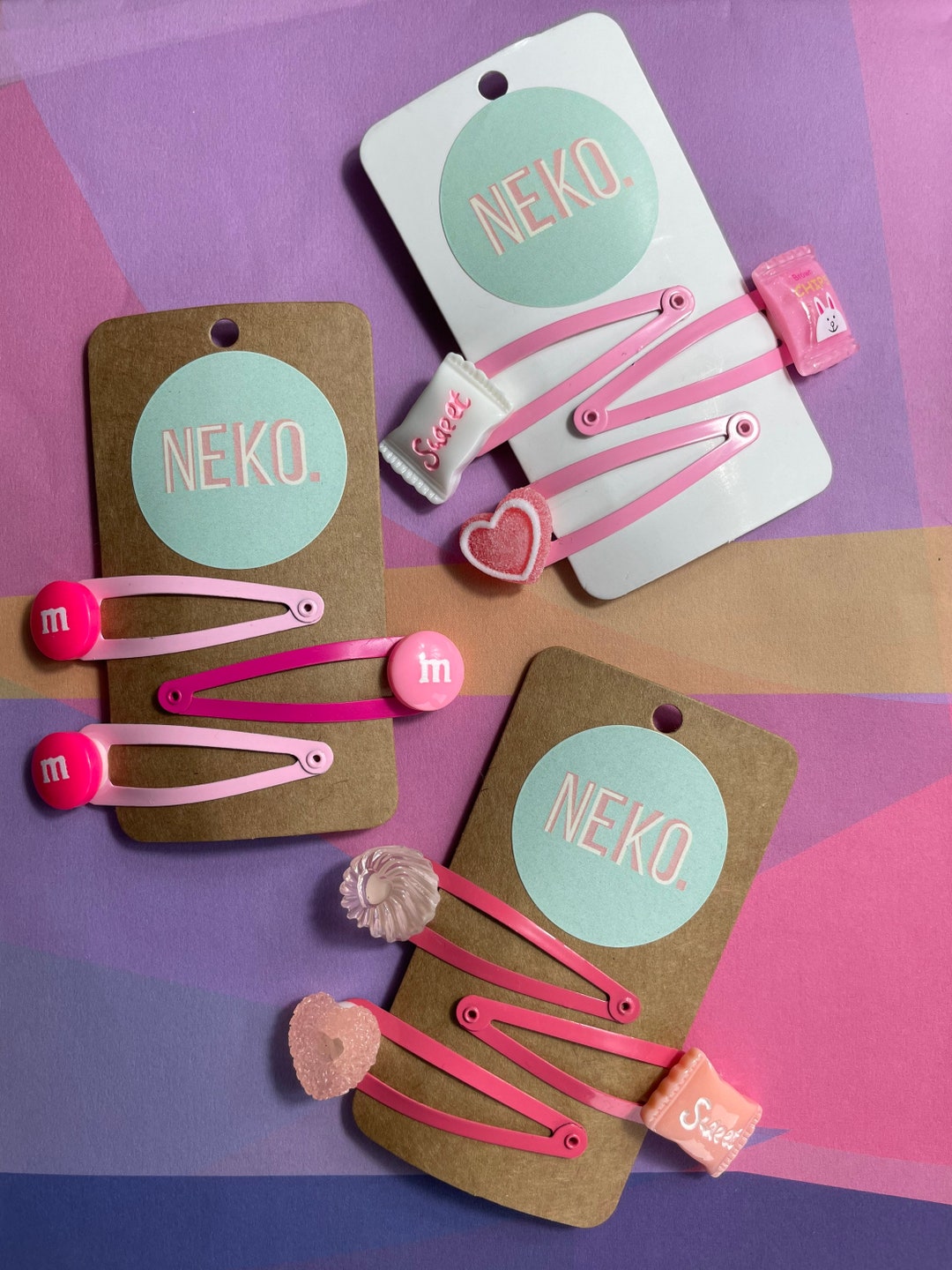 Kawaii Snap Hair Clips Gift Ideas Hair Slide Snap Clips Etsy