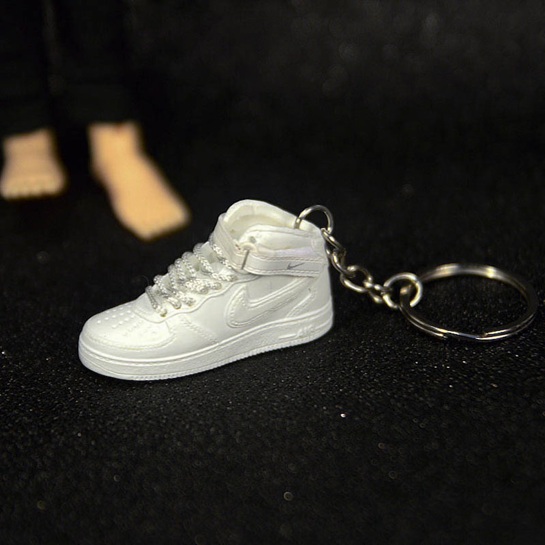 mini nike sneaker keychain