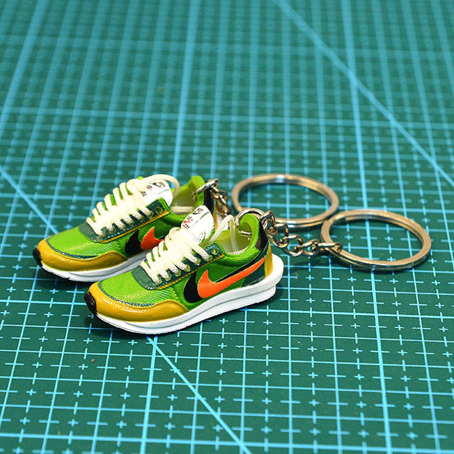 NikeDouble hook shoe model keychain custom Jordan 3D stereo Etsy