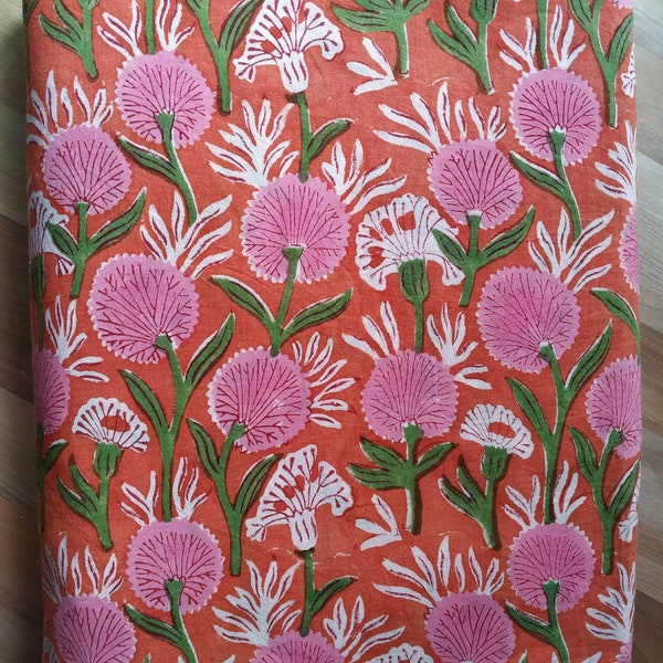 Beautiful Hand block Print pure cotton fabric