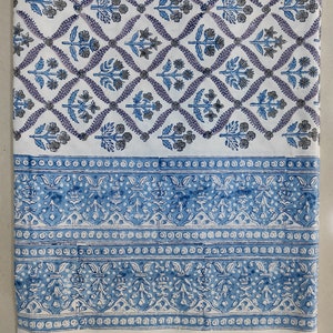 Beautiful cotton hand block print duvet cover
